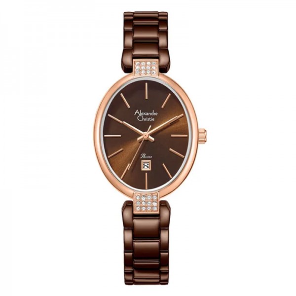 Alexandre Christie AC 2C21 Rosegold Brown LDBROBO